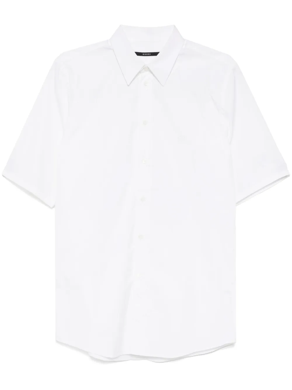 Gucci Overhemd met geborduurd logo Wit