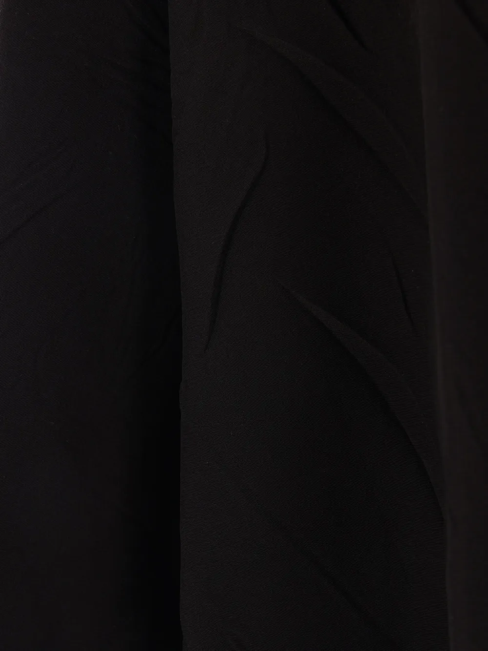 Balenciaga Zijde jurk met gekreukt effect Zwart