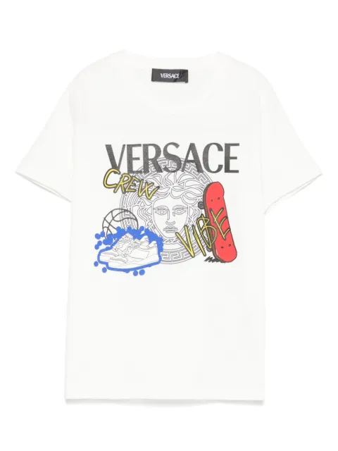 Versace Kids T-Shirt mit Medusenkopf