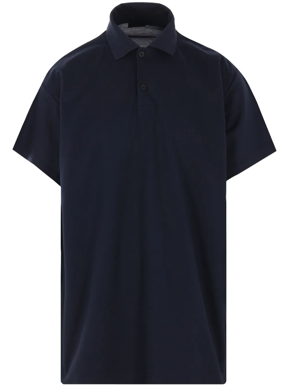 Balenciaga playera tipo polo Interwined | azul | Image 1