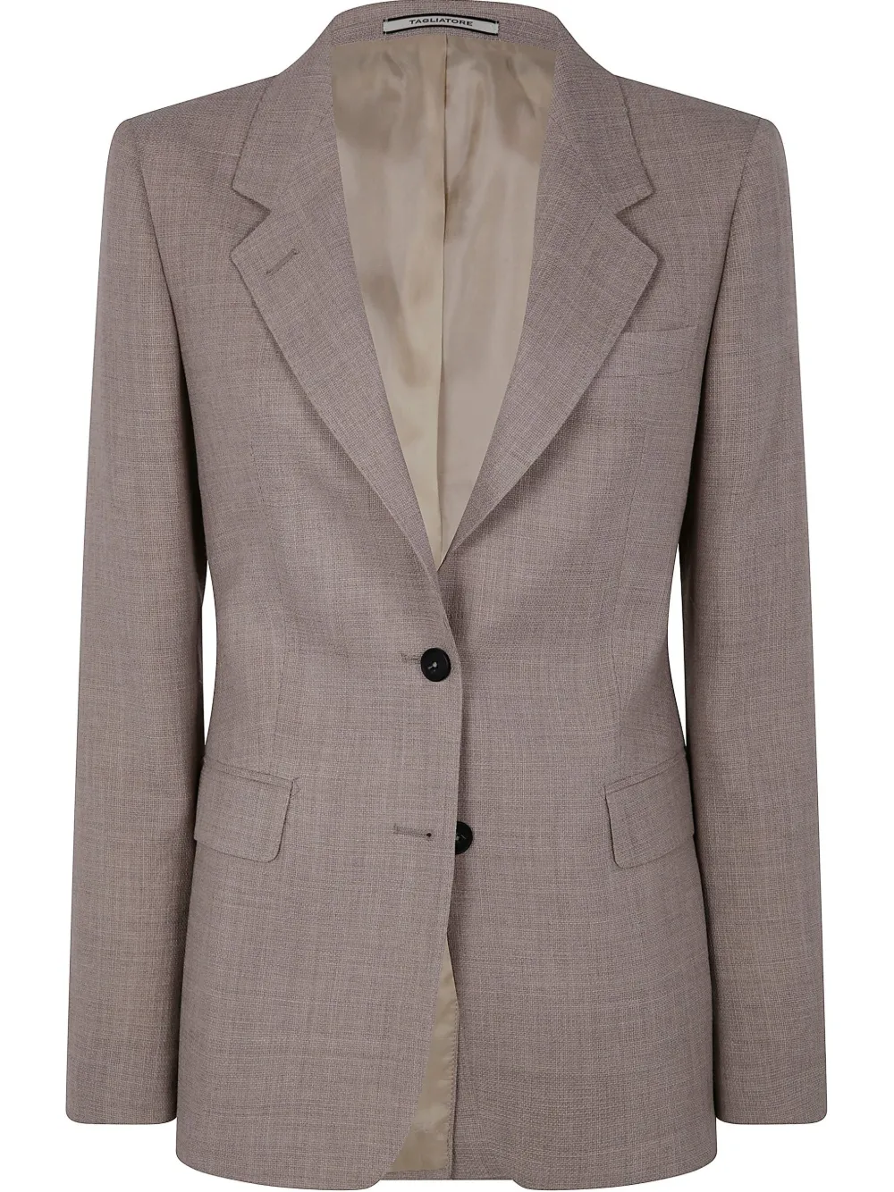 Tagliatore Wollen blazer Beige