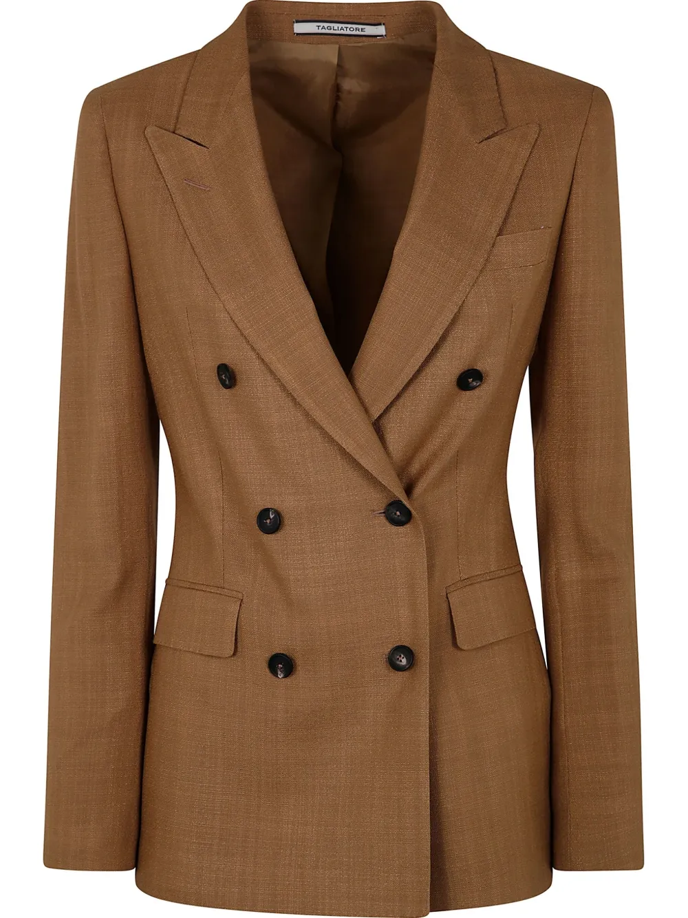 Tagliatore Blazer met dubbele rij knopen Bruin