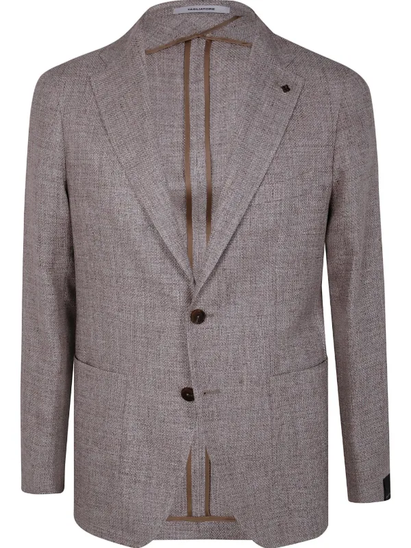 ジャケット TAGLIATORE SS25 Tweed blazer (DHARMA160063 I1291) Tagliatore – Blazer For Men