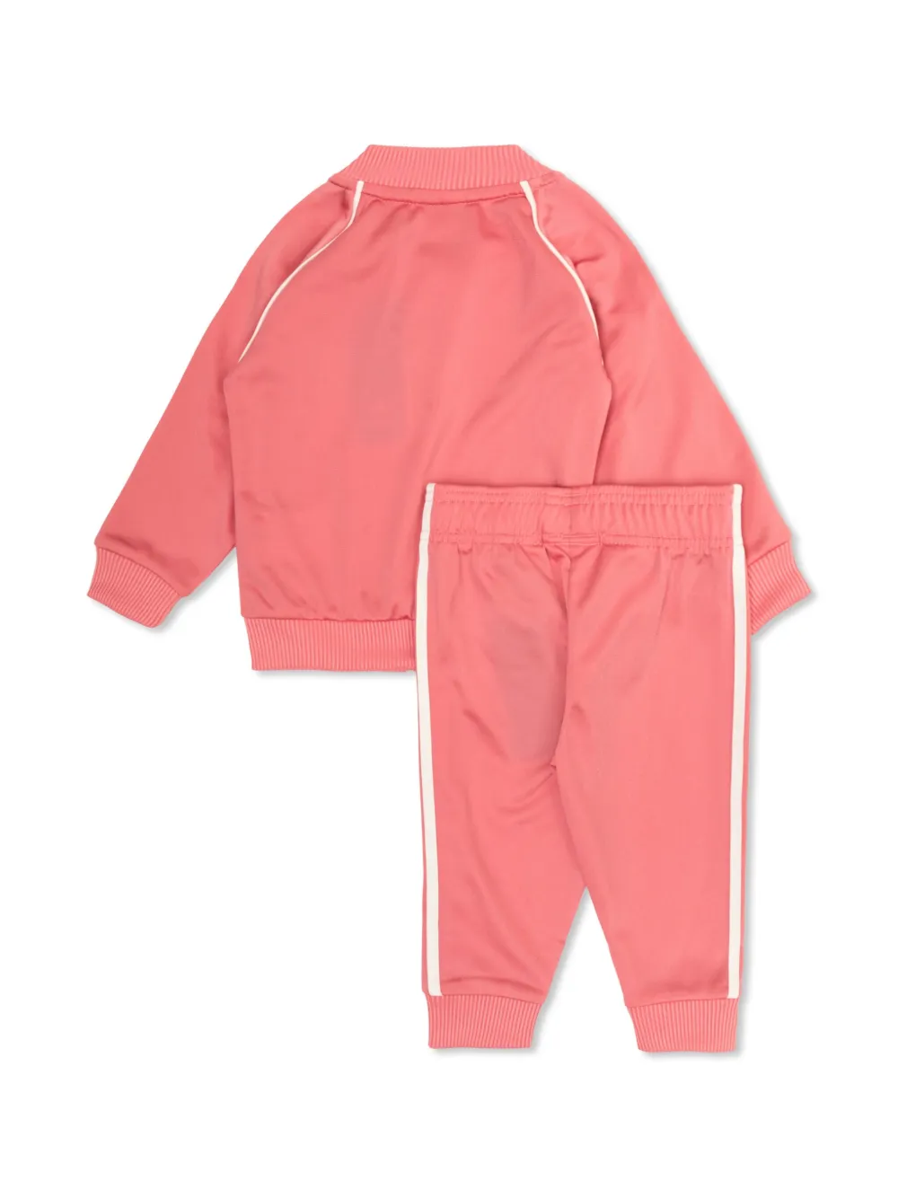 adidas Kids logo-embroidered track suit - Roze