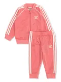 adidas Kids logo-embroidered track suit - Pink