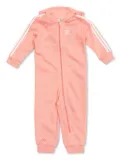 adidas Kids logo-embroidered jumpsuit - Pink