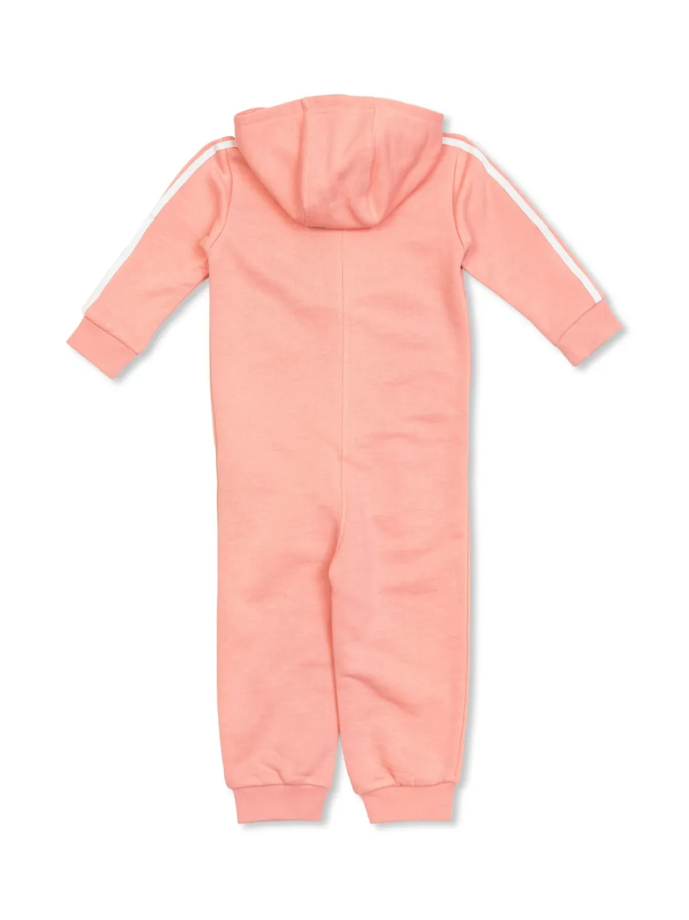 adidas Kids logo-embroidered jumpsuit - Roze