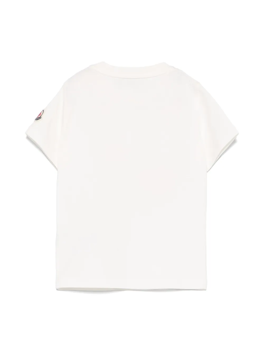 Moncler Enfant T-shirt met grafische print - Wit