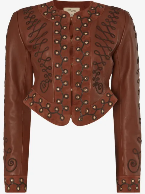 Temperley London Pablo leather jacket