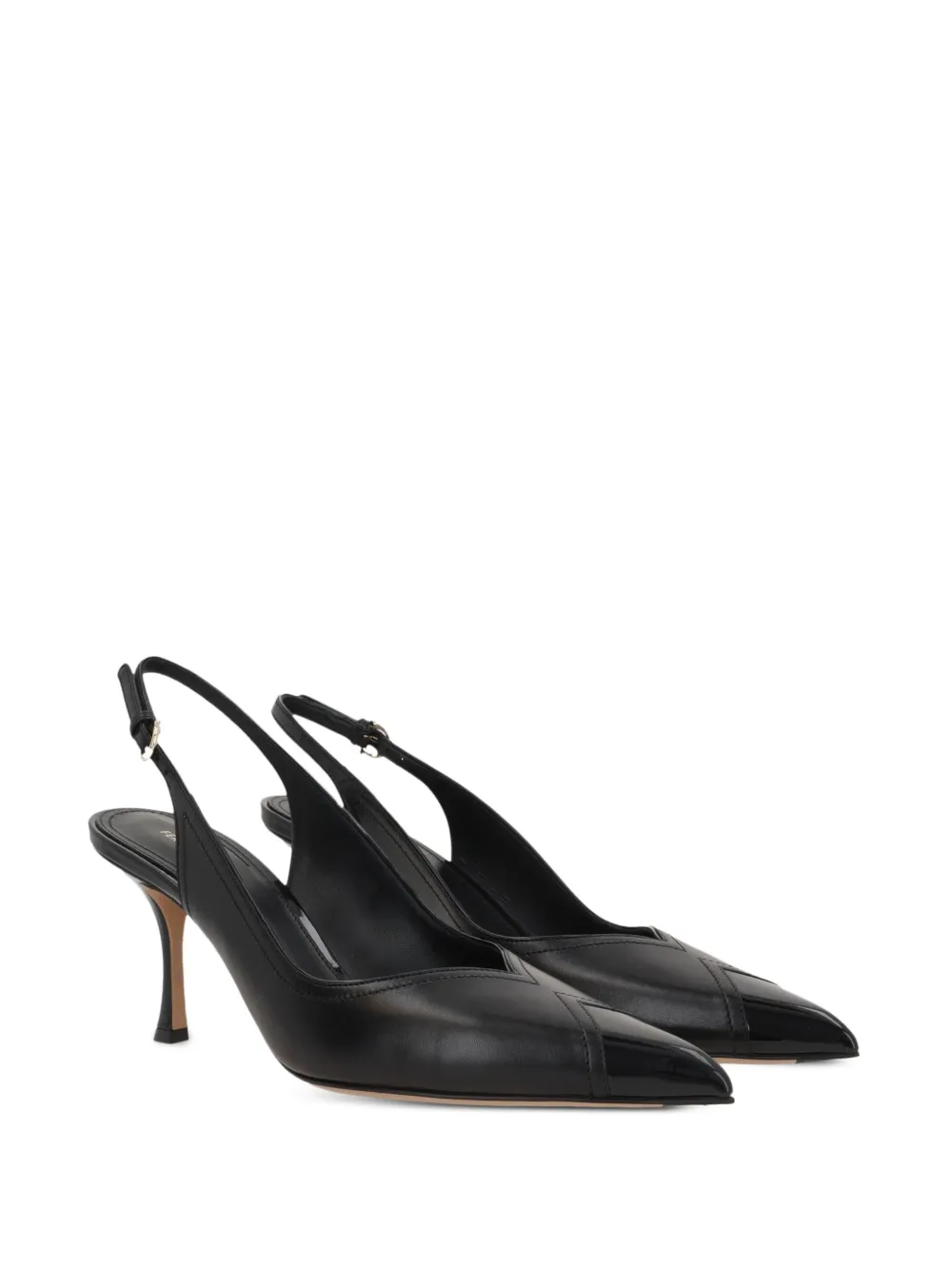 Ferragamo 70mm slingback pumps Black