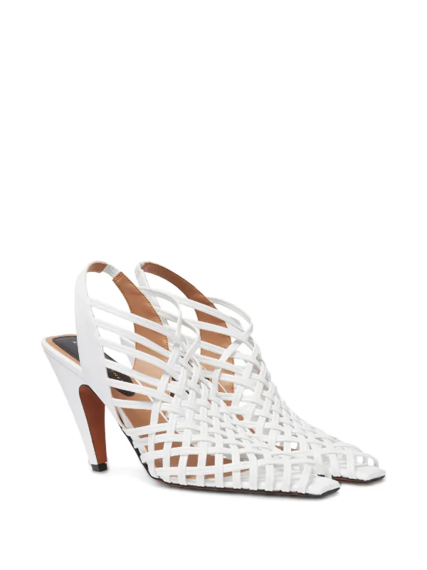 *STELLA McCARTNEY*スクエアトゥ サンダル 2色展開 Stella McCartney スクエアトゥ サンダル | ホワイト | FARFETCH JP