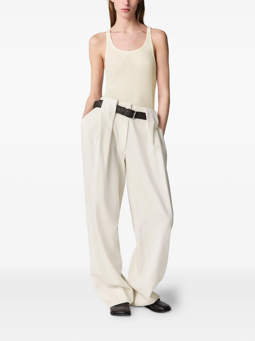 Shop Stella Mccartney Wool Trousers