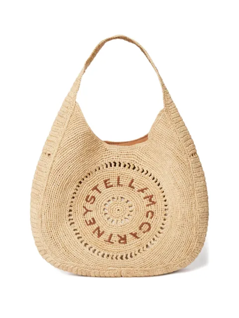 Stella McCartney logo-embroidered tote bag