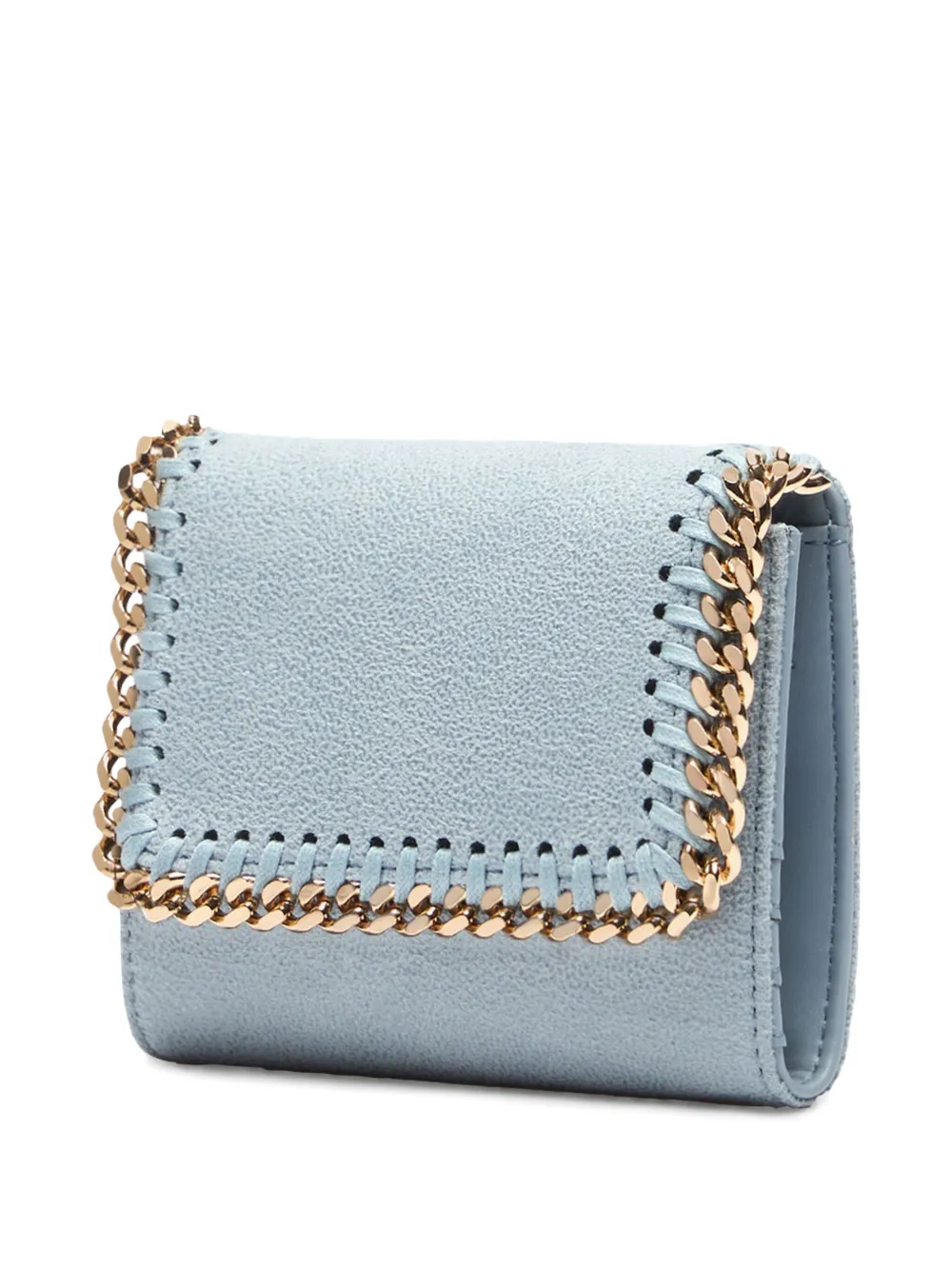 Stella McCartney Portemonnee met textuur Blauw