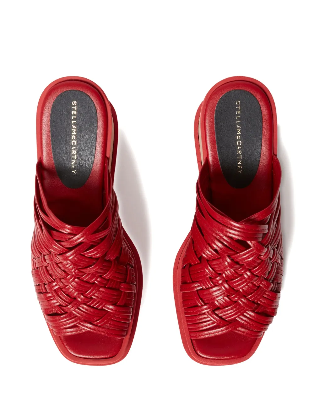 Stella McCartney Sneak-Elyse platform mules Red