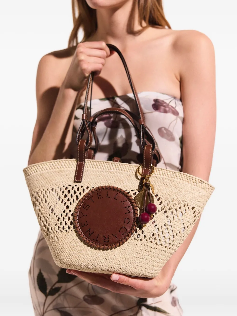 Stella McCartney Borsa tote con logo traforato | Borse tote | Image 3