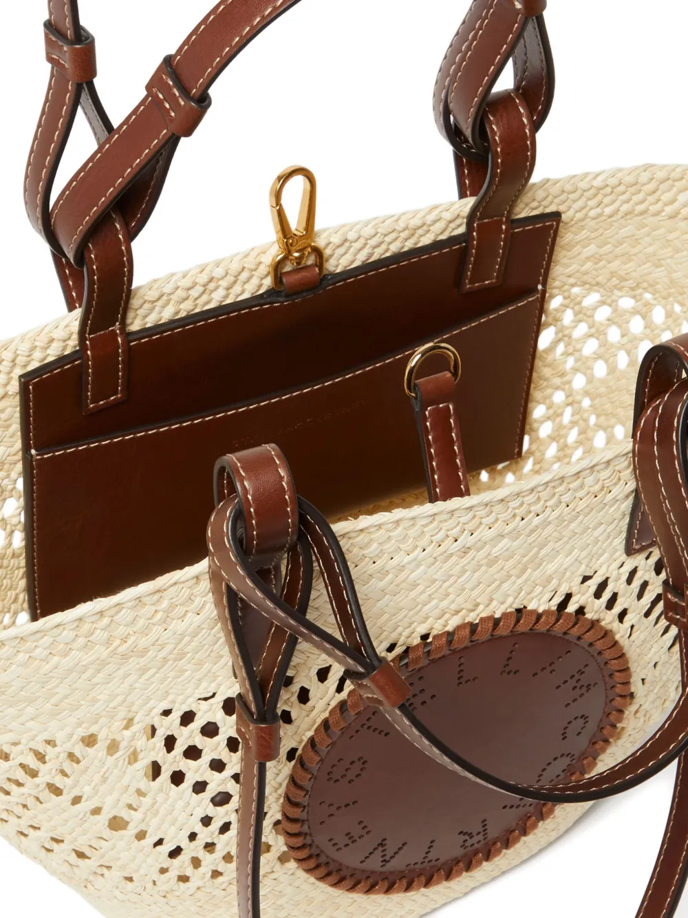 Stella McCartney Borsa tote con logo traforato | Image 6