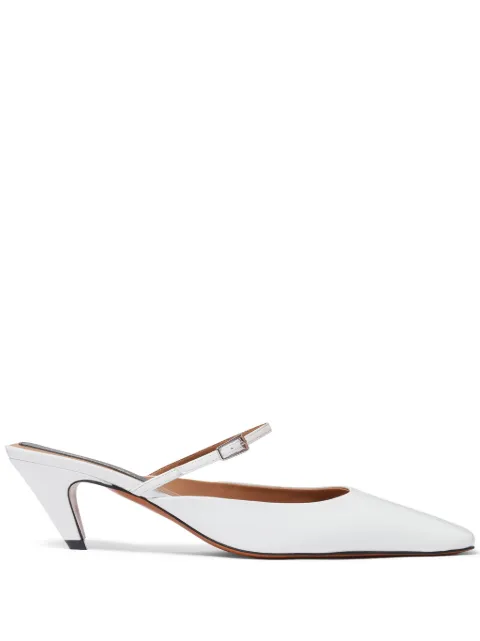 Stella McCartney mules con puntera cuadrada y tacón de 90mm