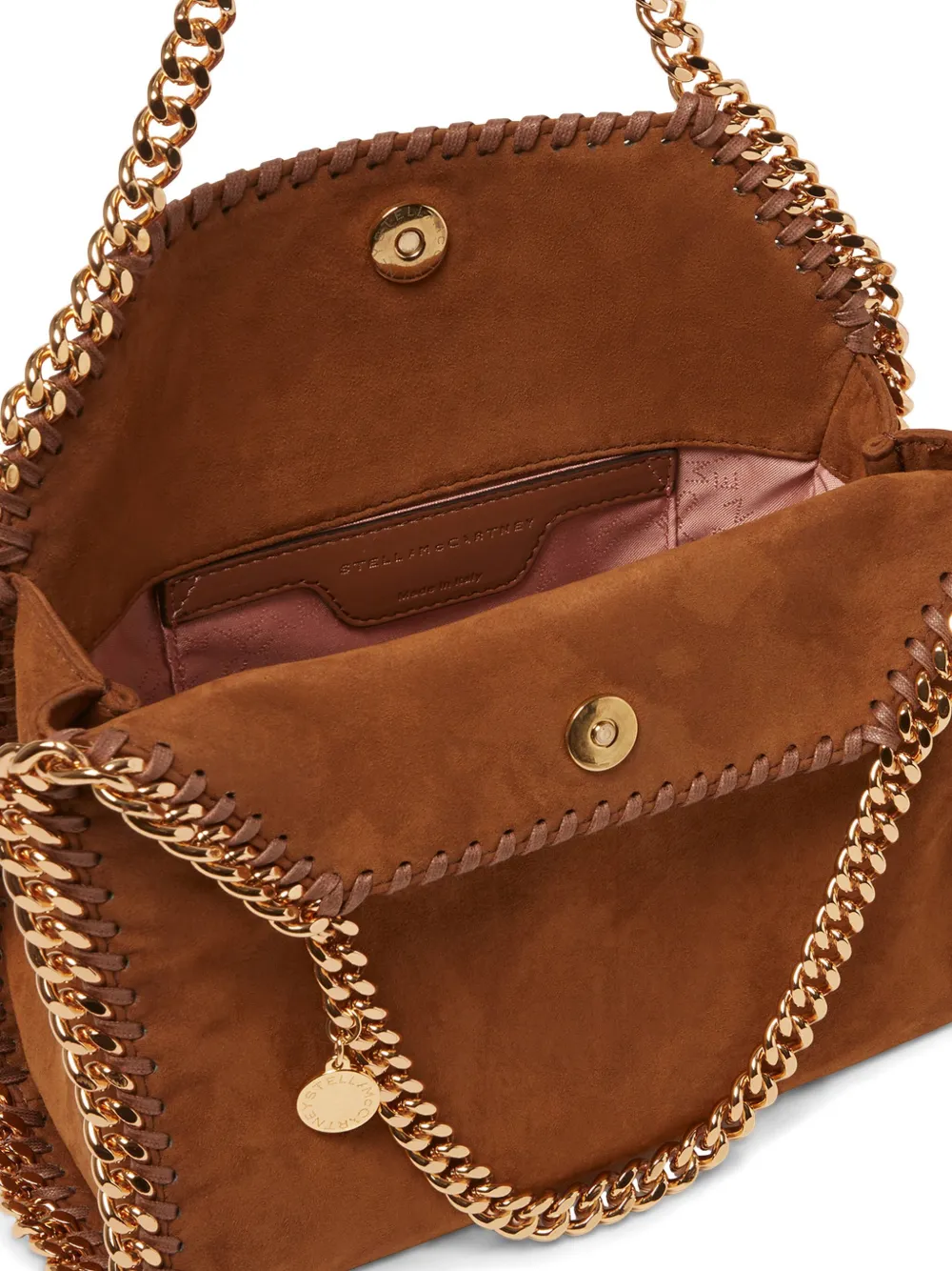 Stella McCartney Shopper met logo Bruin
