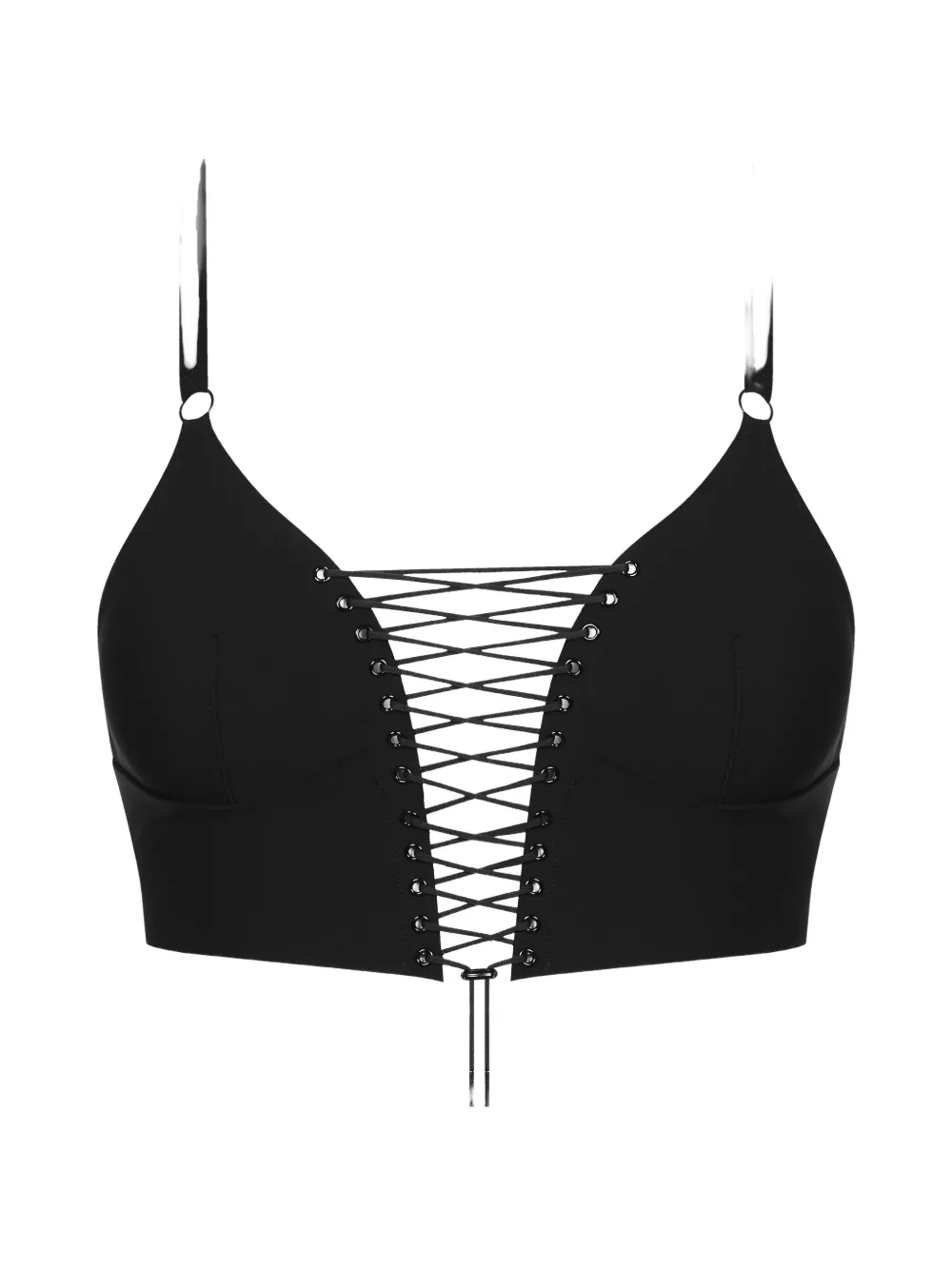 Maison Close Reggiseno a triangolo Bustier - Nero