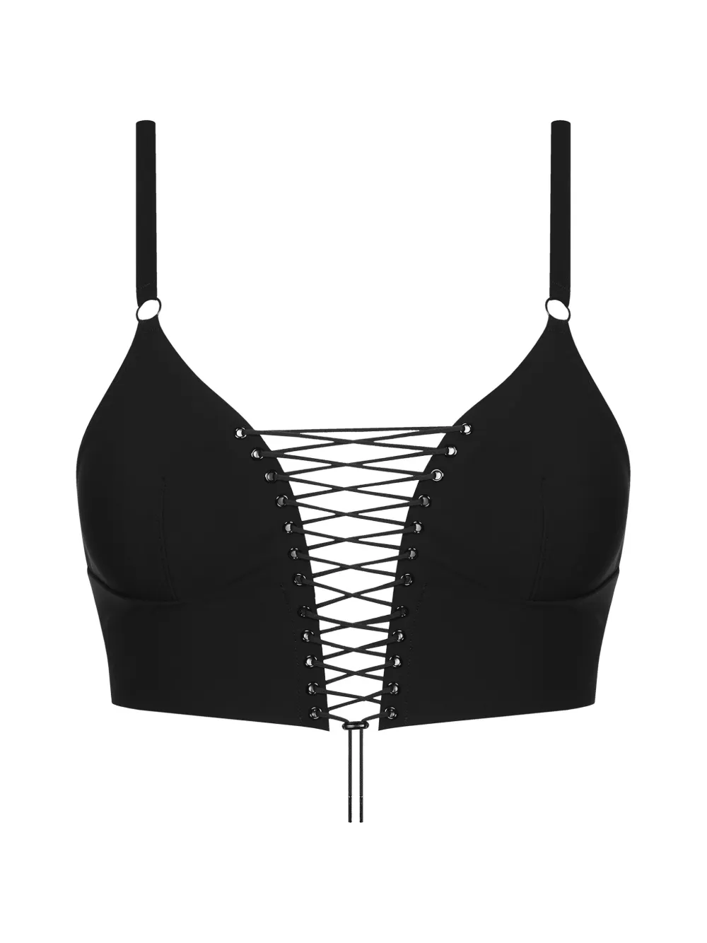 Maison Close Reggiseno a triangolo Bustier - Nero