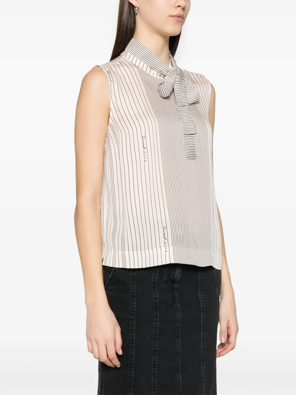 TWINSET Gestreept shirt Beige