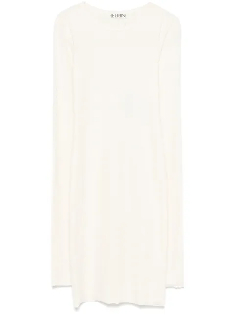 ETERNE long-sleeve crew-neck mini dress