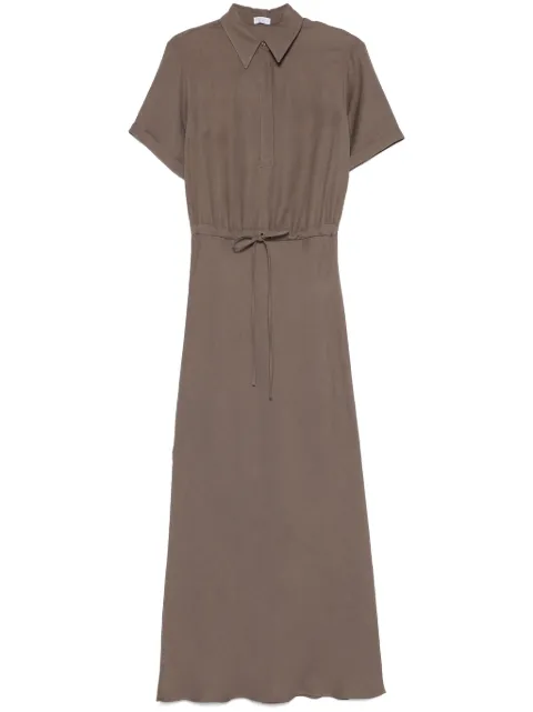 Brunello Cucinelli twill maxi dress