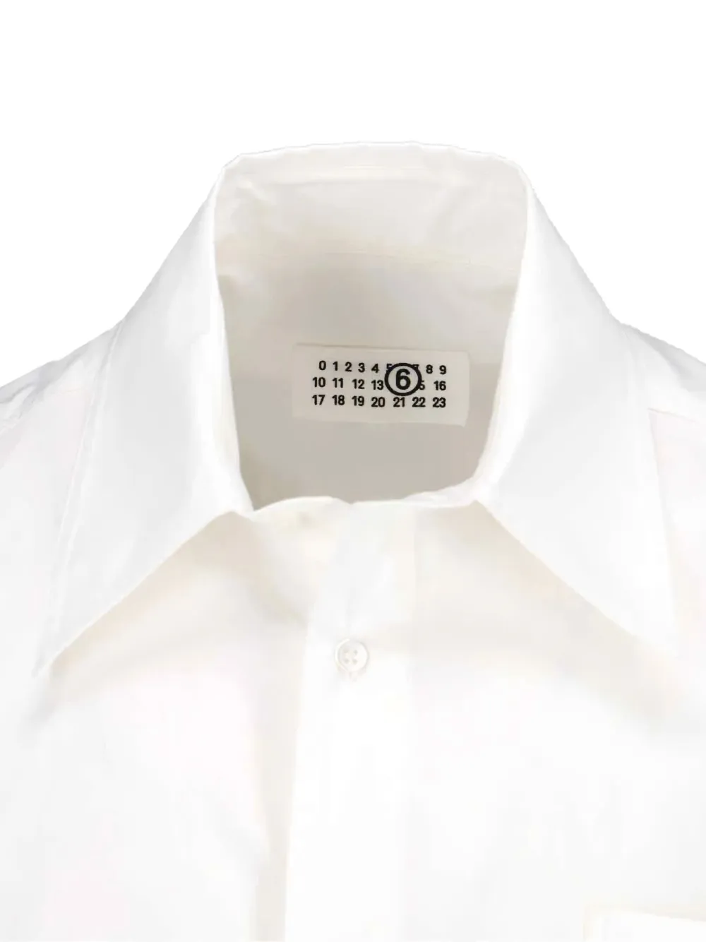 MM6 Maison Margiela Katoenen overhemd Wit