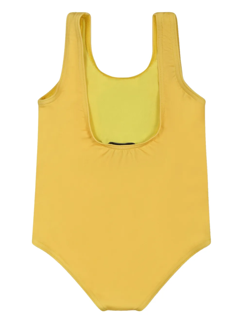 Moschino Teddy Bear-motif Swimsuit In 黄色