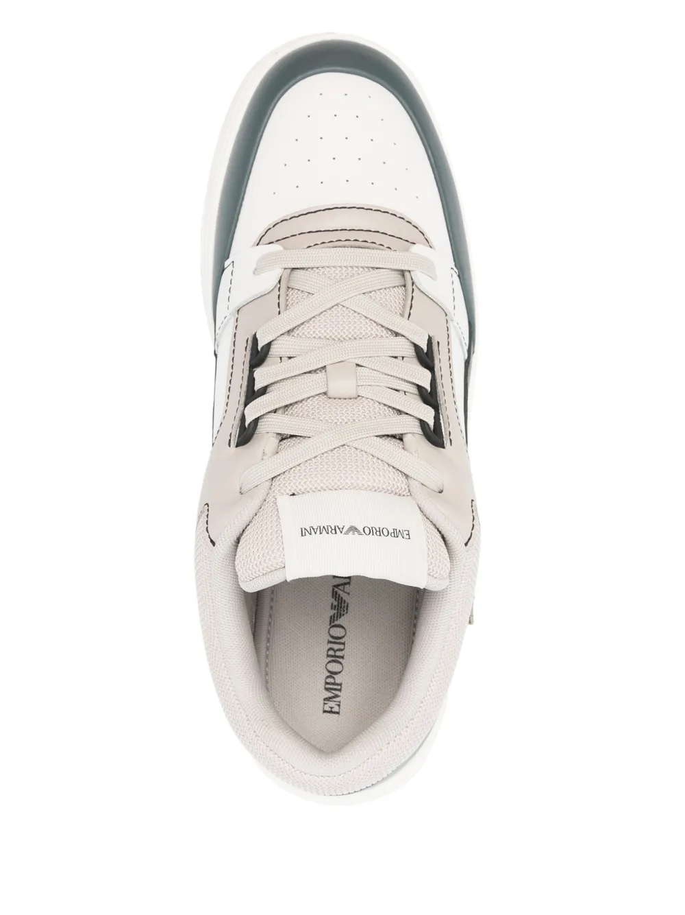 Emporio Armani colourblock sneakers Neutrals