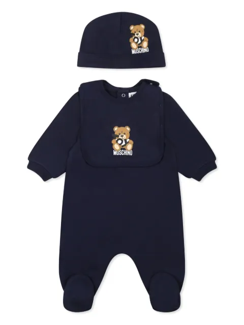 Moschino Kids cotton babygrow set