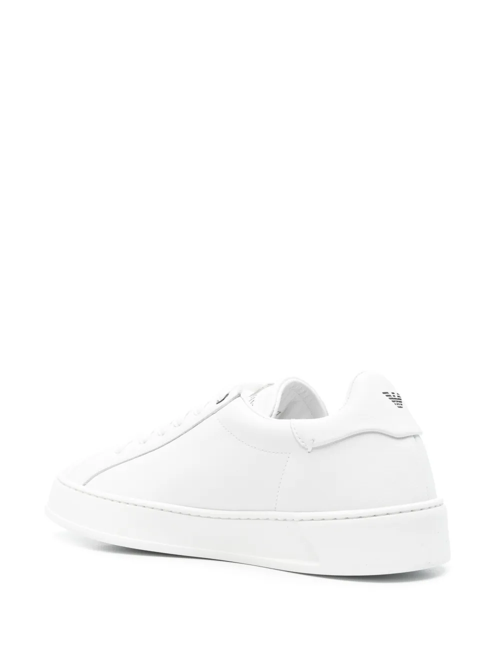 Emporio Armani Leren sneakers Wit