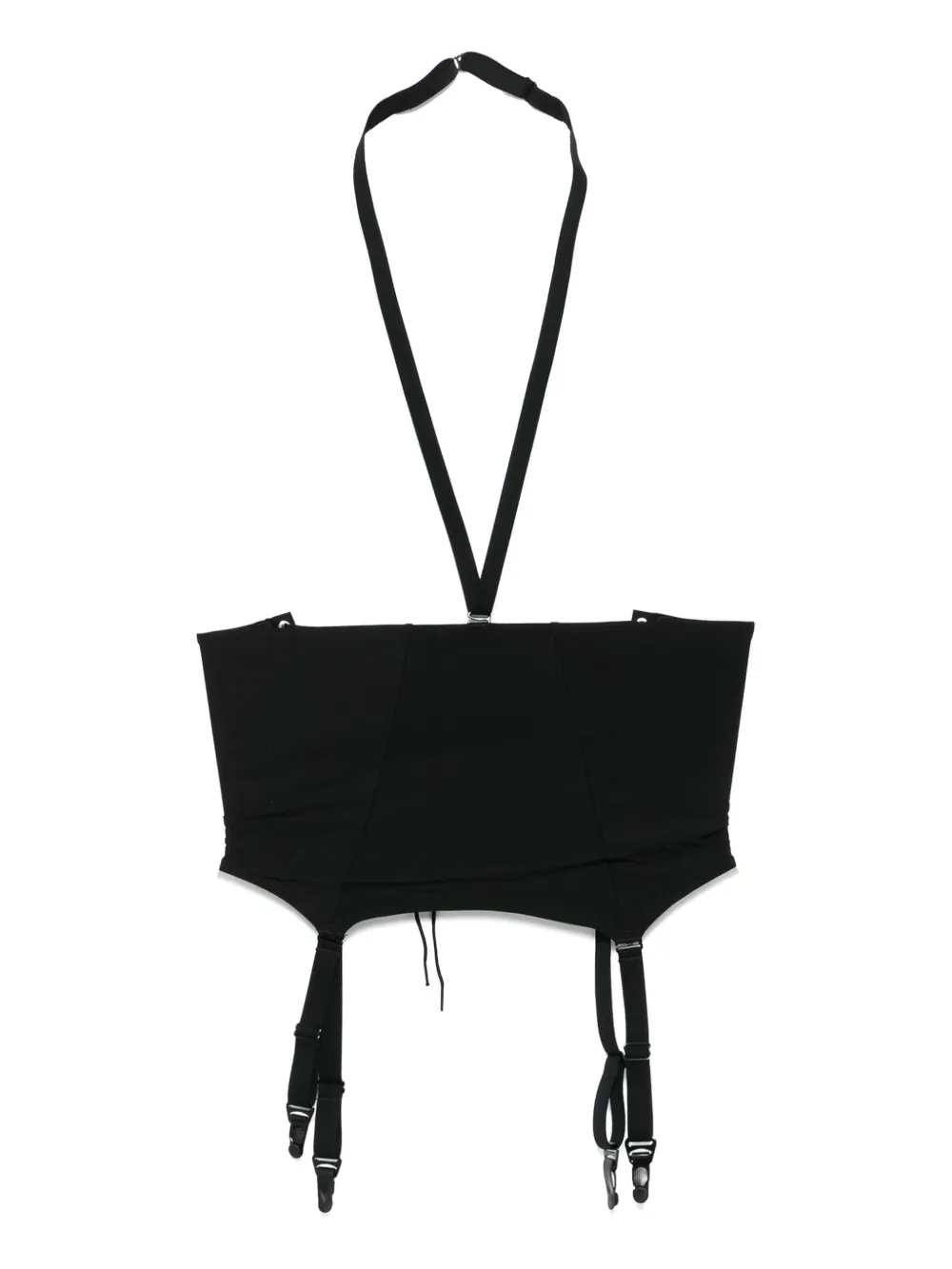 Maison Close suspenders-detail garter – Black