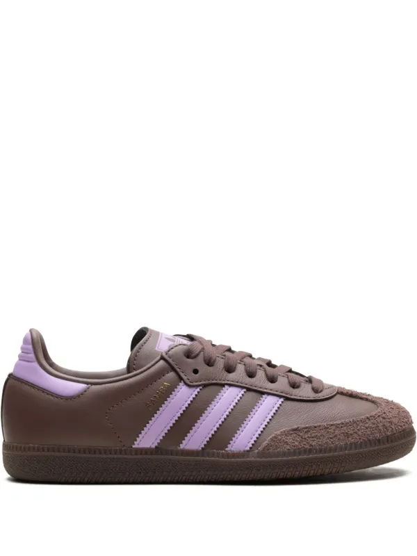 Adidas Samba OG "Earth Strata Purple Glow" Sneakers | Brown | FARFETCH