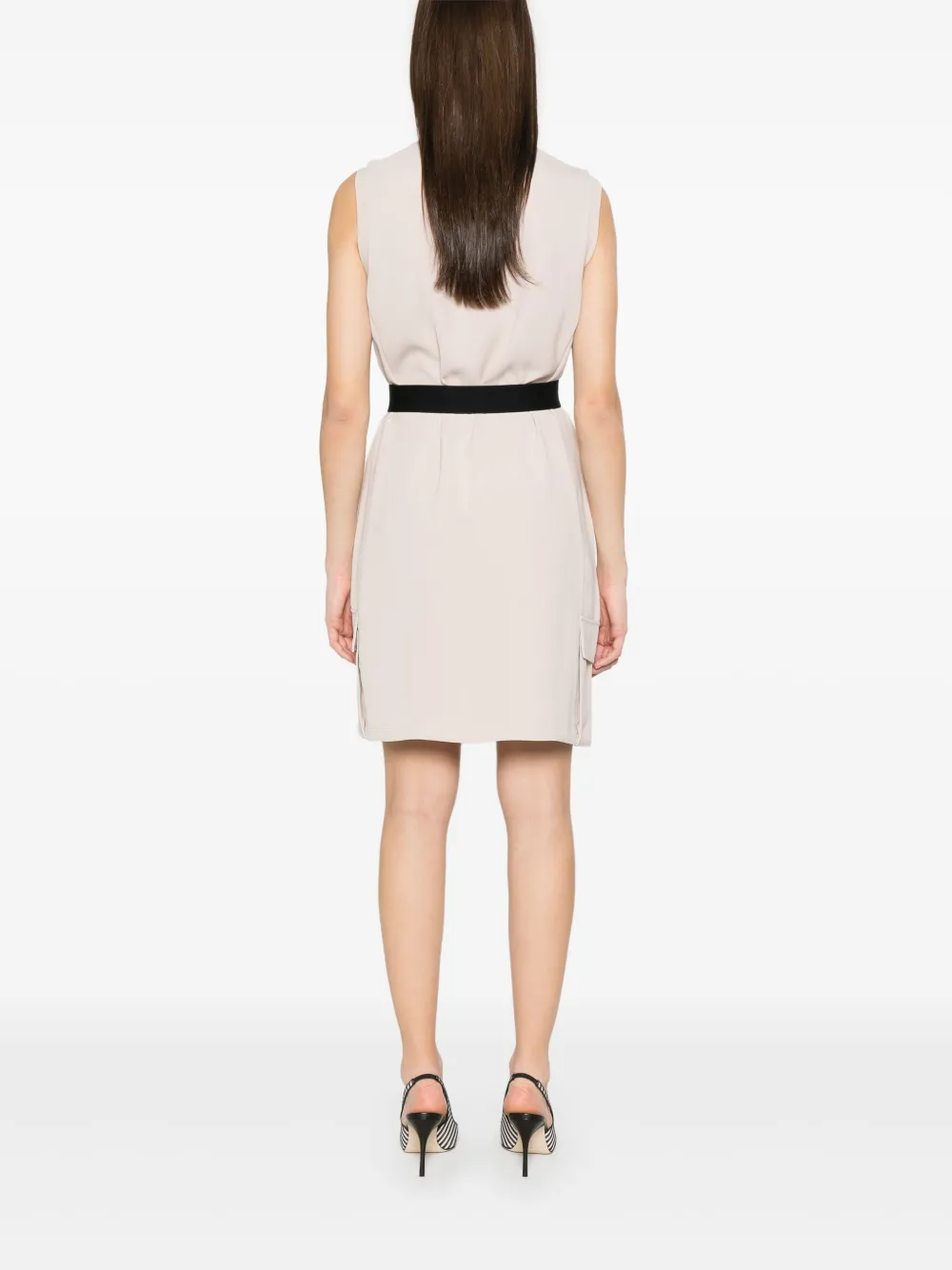 LIU JO Mini-jurk met ceintuur Beige