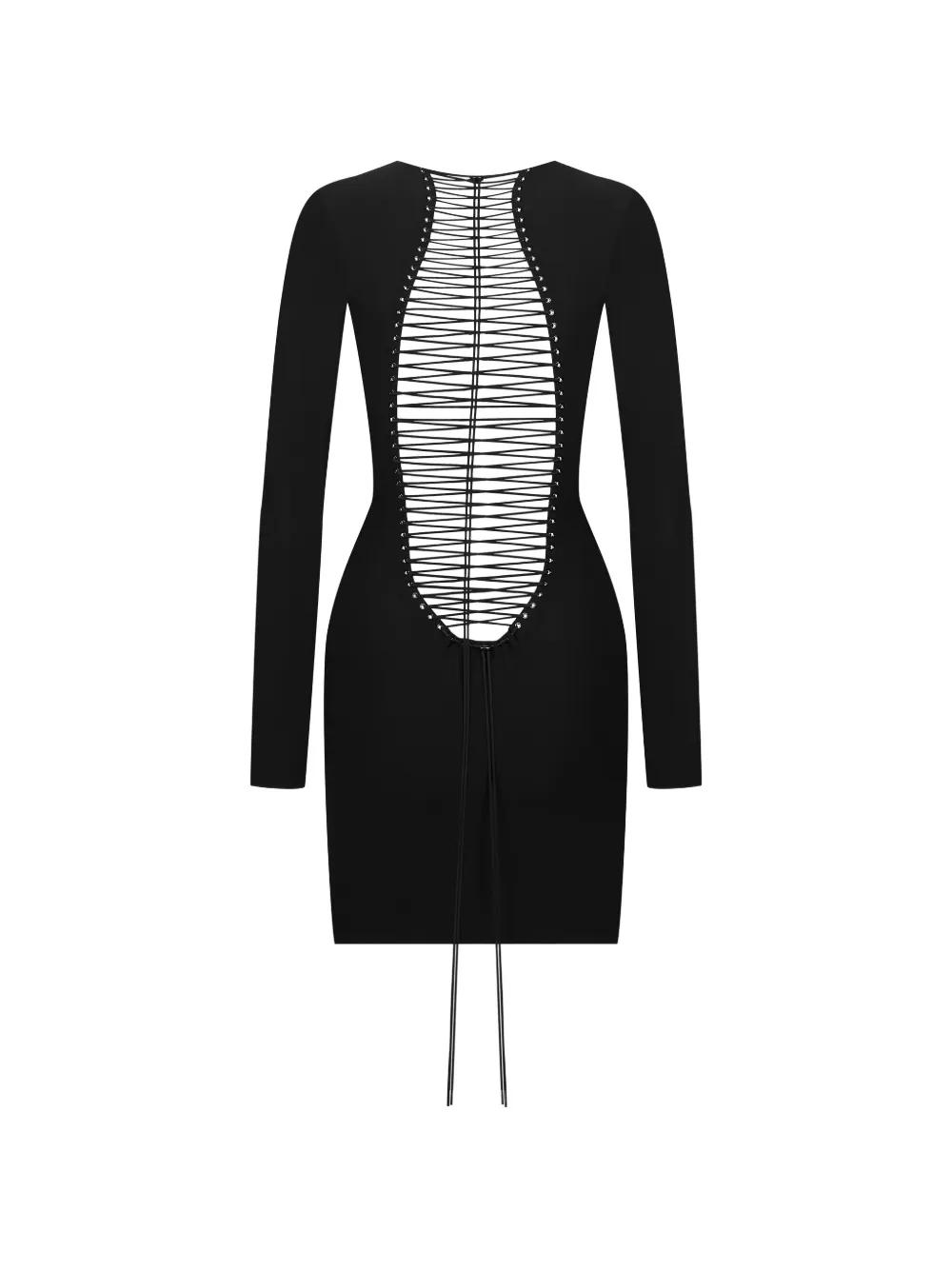 Maison Close Rückenfreies Minikleid - Schwarz