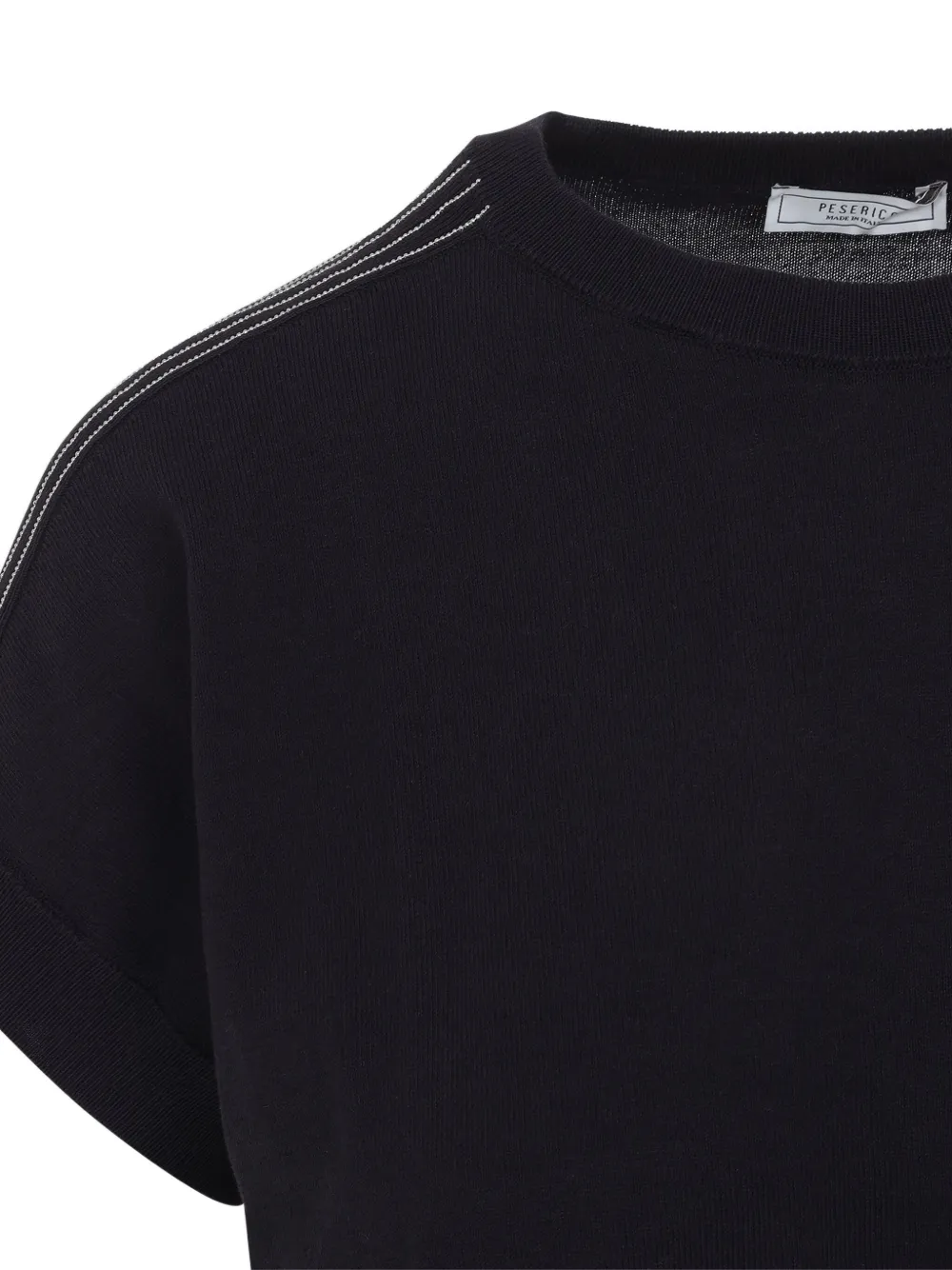 Monili chain-embellished T-shirt
