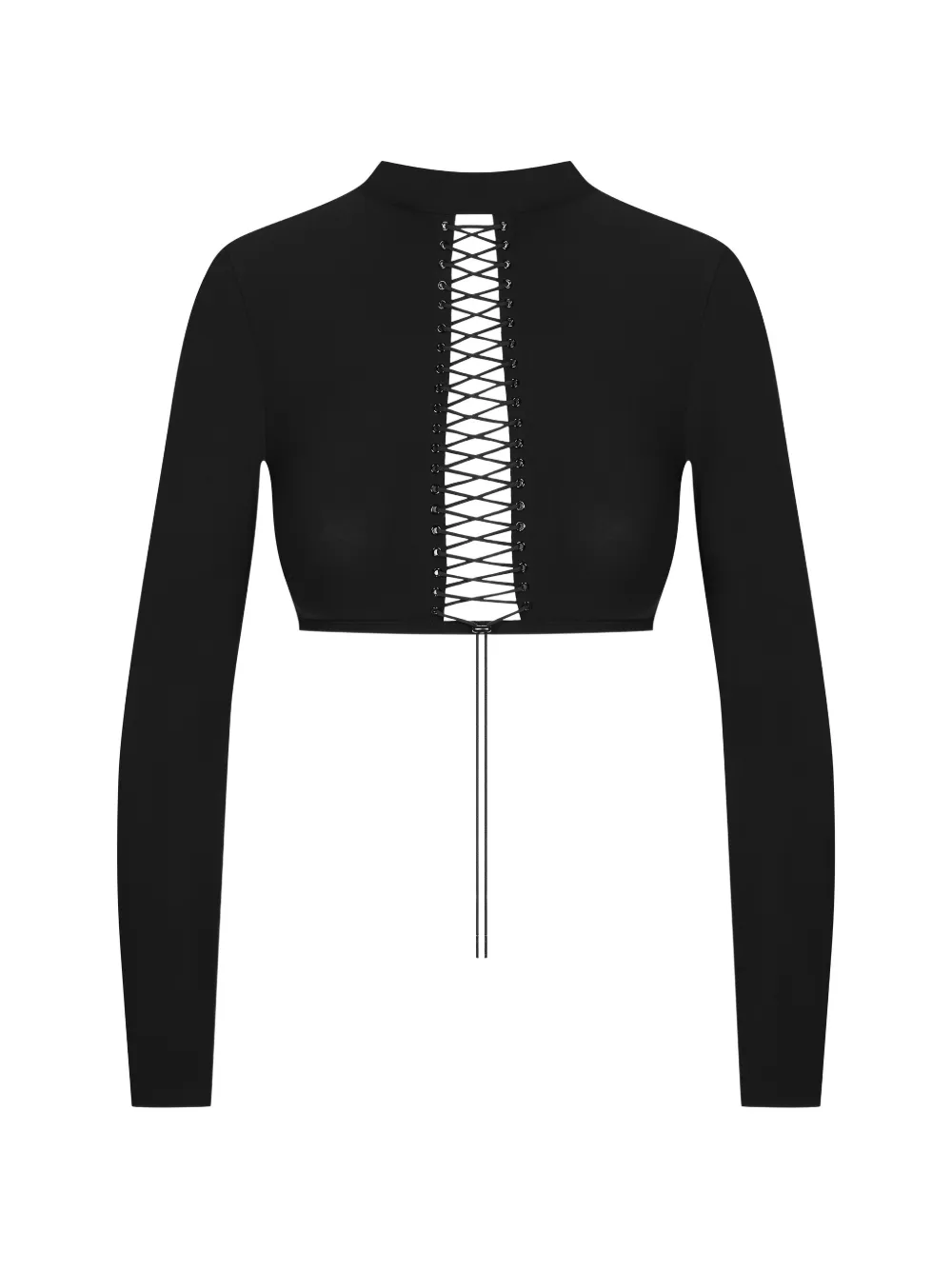 Maison Close Top con scollatura posteriore - Nero