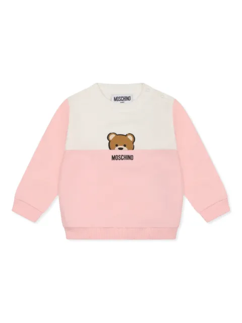 Moschino Kids teddy bear-motif sweatshirt