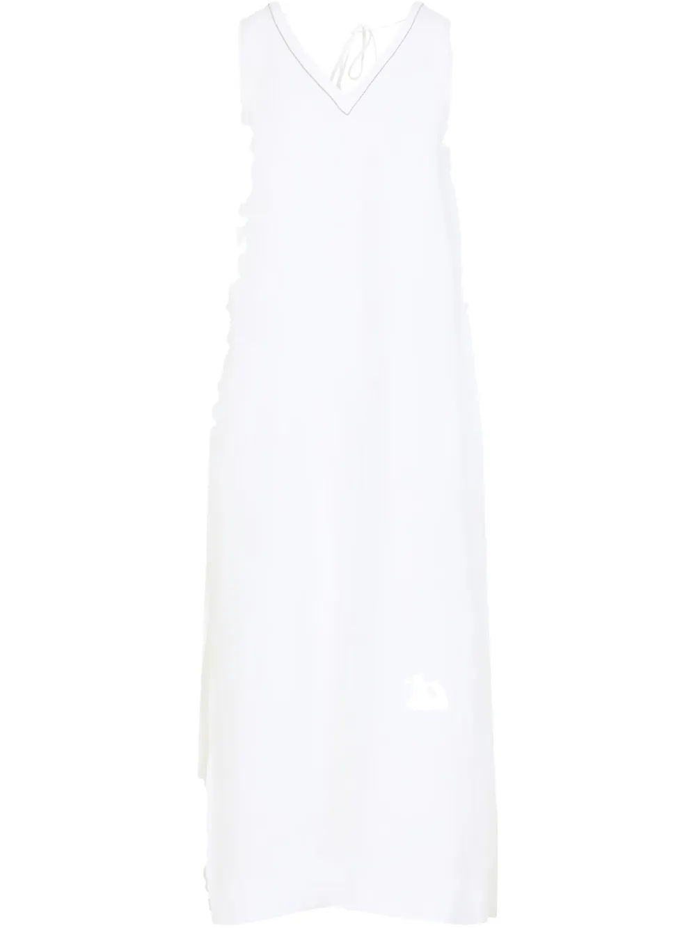 Peserico linen midi dress - Bianco