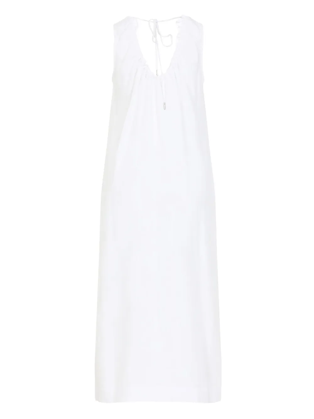 Peserico linen midi dress - Wit