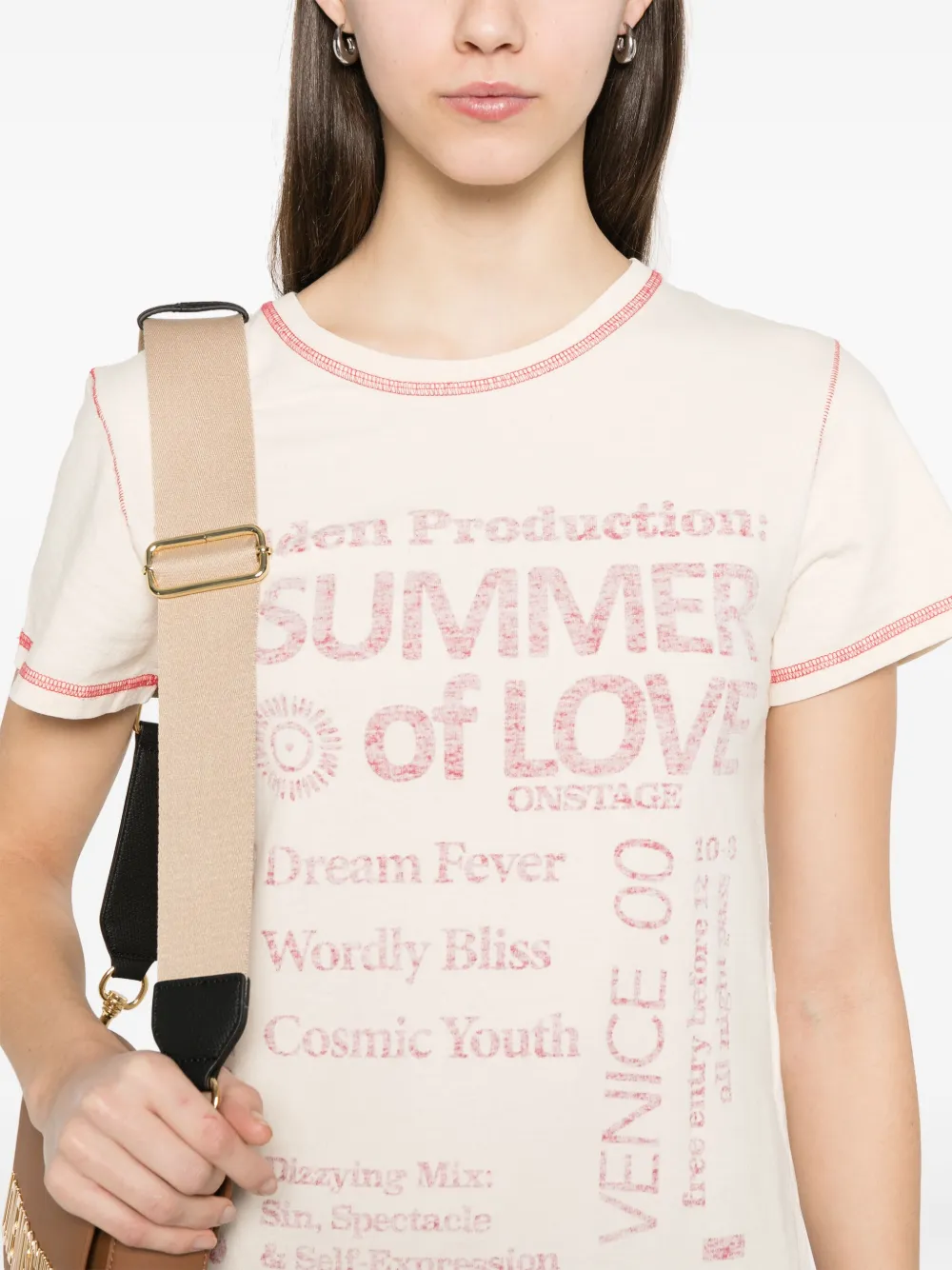 Golden Goose Doris T-shirt Beige