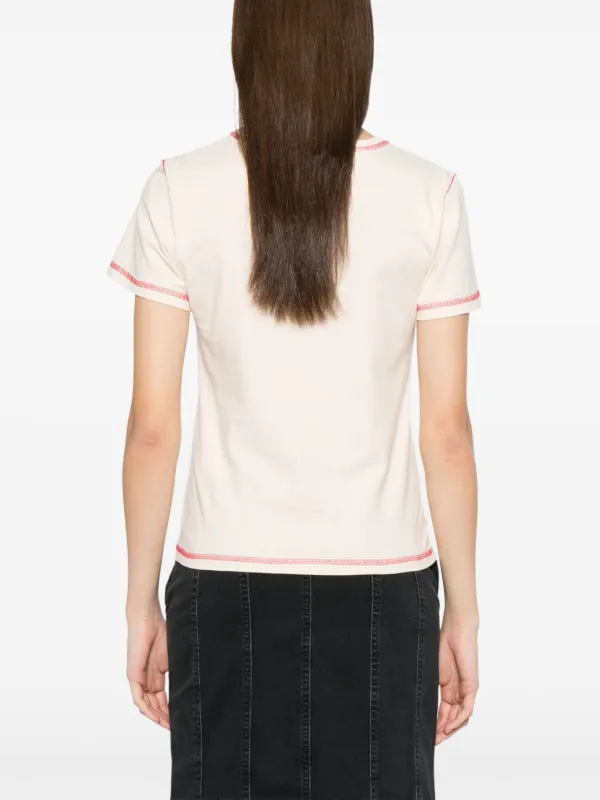 Tシャツ・カットソー GOLDEN GOOSE 'Doris' T-shirt Golden Goose Doris T-shirt | Neutrals | FARFETCH