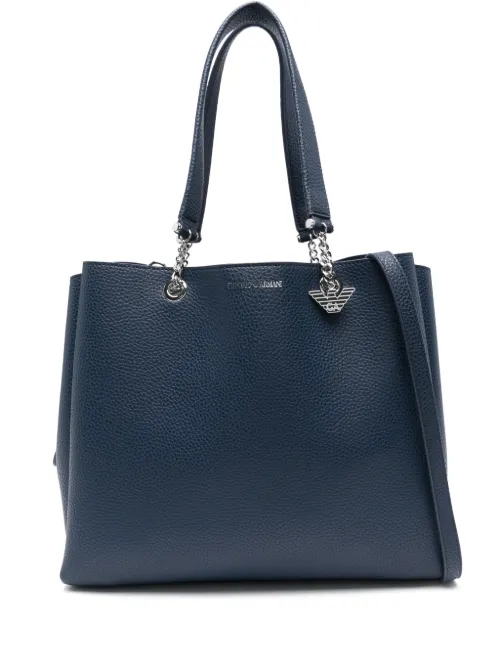 Sac à main à logo imprimé - Emporio Armani - Modalova