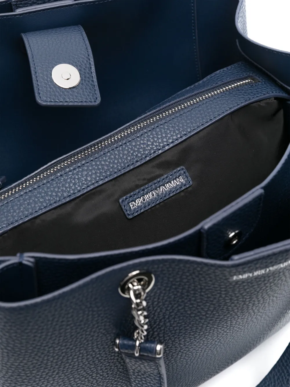 Emporio Armani Shopper met logoprint Blauw