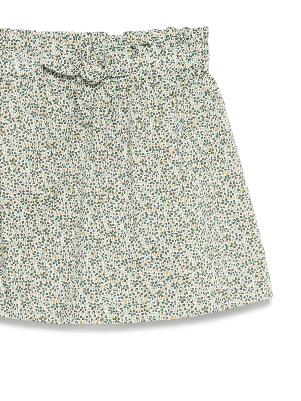 Il Gufo Rok met bloemenprint Groen