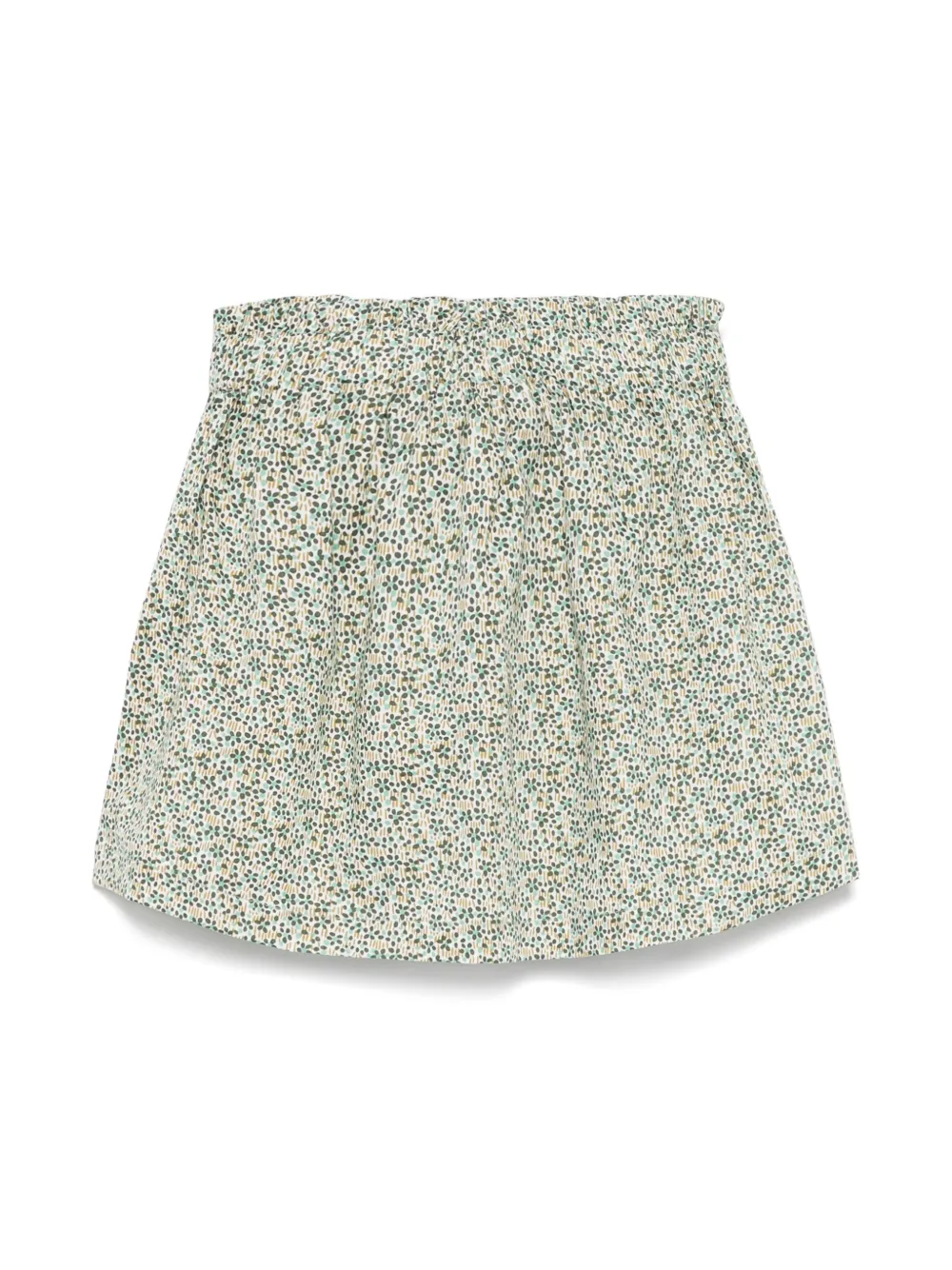 Il Gufo floral-print skirt - Groen