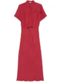 Brunello Cucinelli twill maxi dress - Red