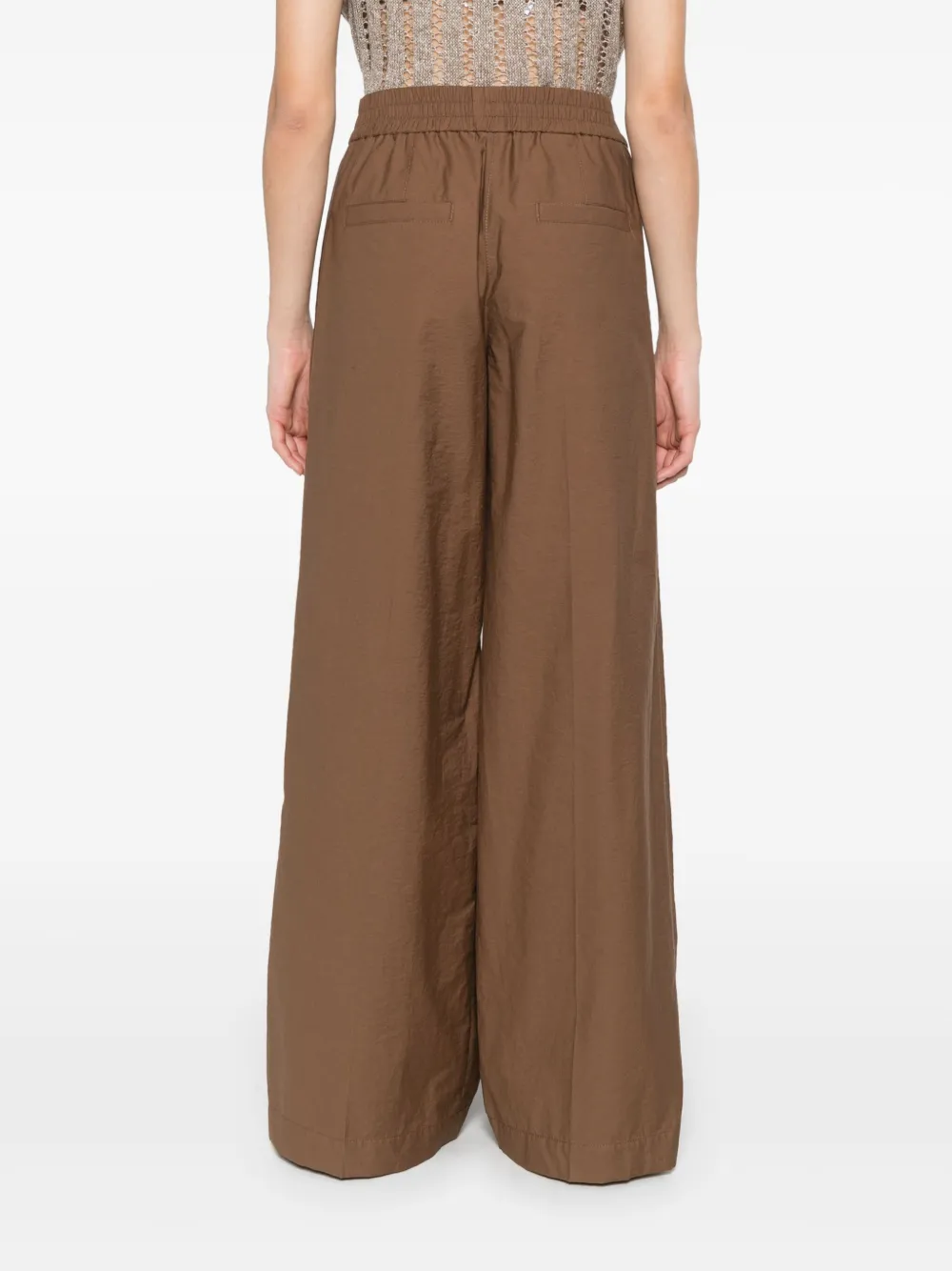 Brunello Cucinelli Palazzo broek Bruin